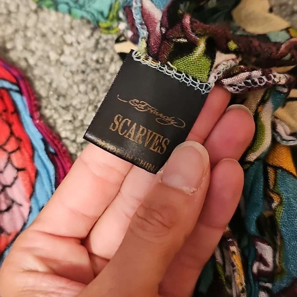 Ed Hardy Scarf Bundle! - Picture 2 of 7